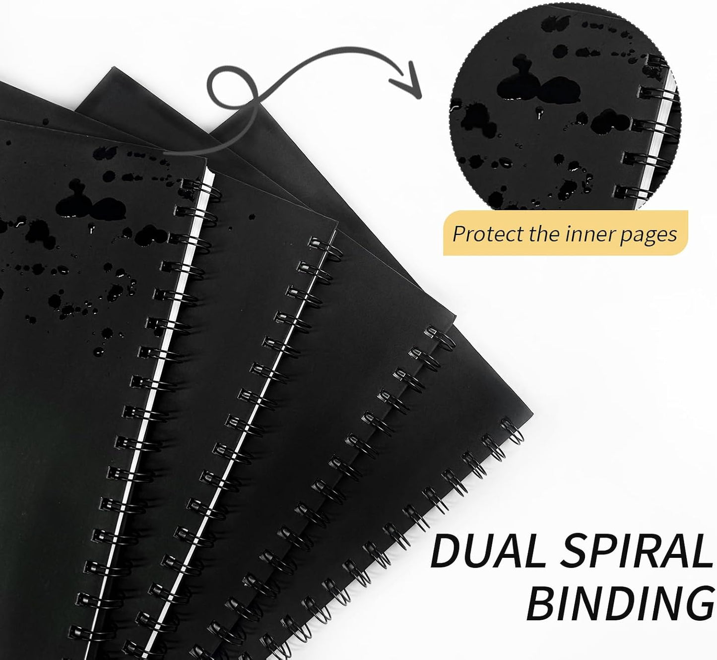Lined Spiral Notebook 8.5" x 11" – 4 Pack
