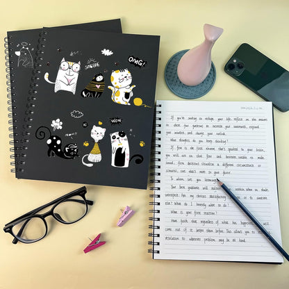 Lined Spiral Notebook 8.5" x 11" – 4 Pack