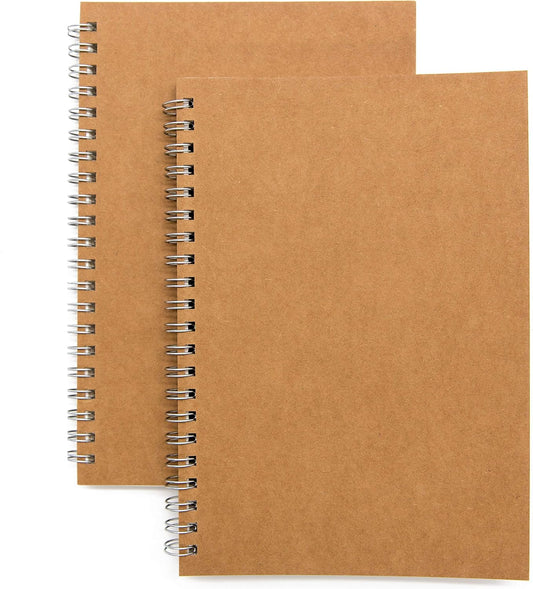 Soft Cover Spiral Notebook Journal – 2 Pack